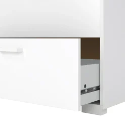 Ladekast Sofia Wit Hoogglans 3-lades 102cm - Giga Living