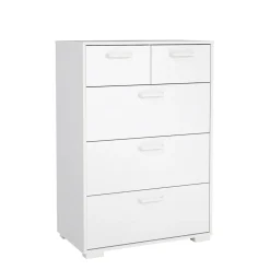Ladekast Sofia Wit Hoogglans 3-lades 102cm - Giga Living