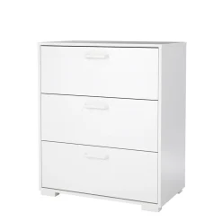 Ladekast Sofia Wit Hoogglans 3-lades 82cm - Giga Living