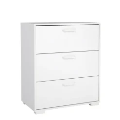 Ladekast Sofia Wit Hoogglans 3-lades 82cm - Giga Living