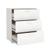 Ladekast Sofia Wit 3-lades 82cm - Giga Living