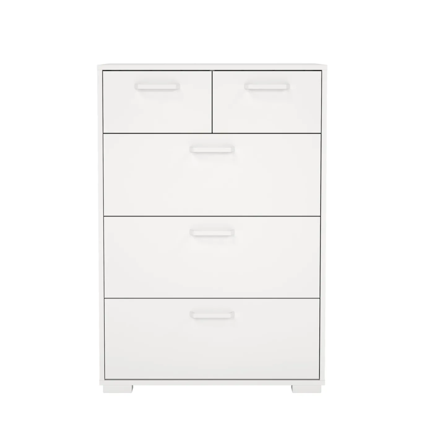Ladekast Sofia Wit 3-lades 102cm - Giga Living