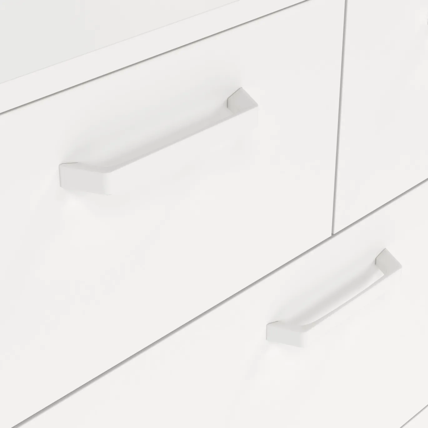 Ladekast Sofia Wit 3-lades 102cm - Giga Living