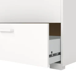 Ladekast Sofia Wit 3-lades 102cm - Giga Living