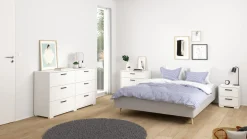 Ladekast Sofia Wit 3-lades - Giga Living