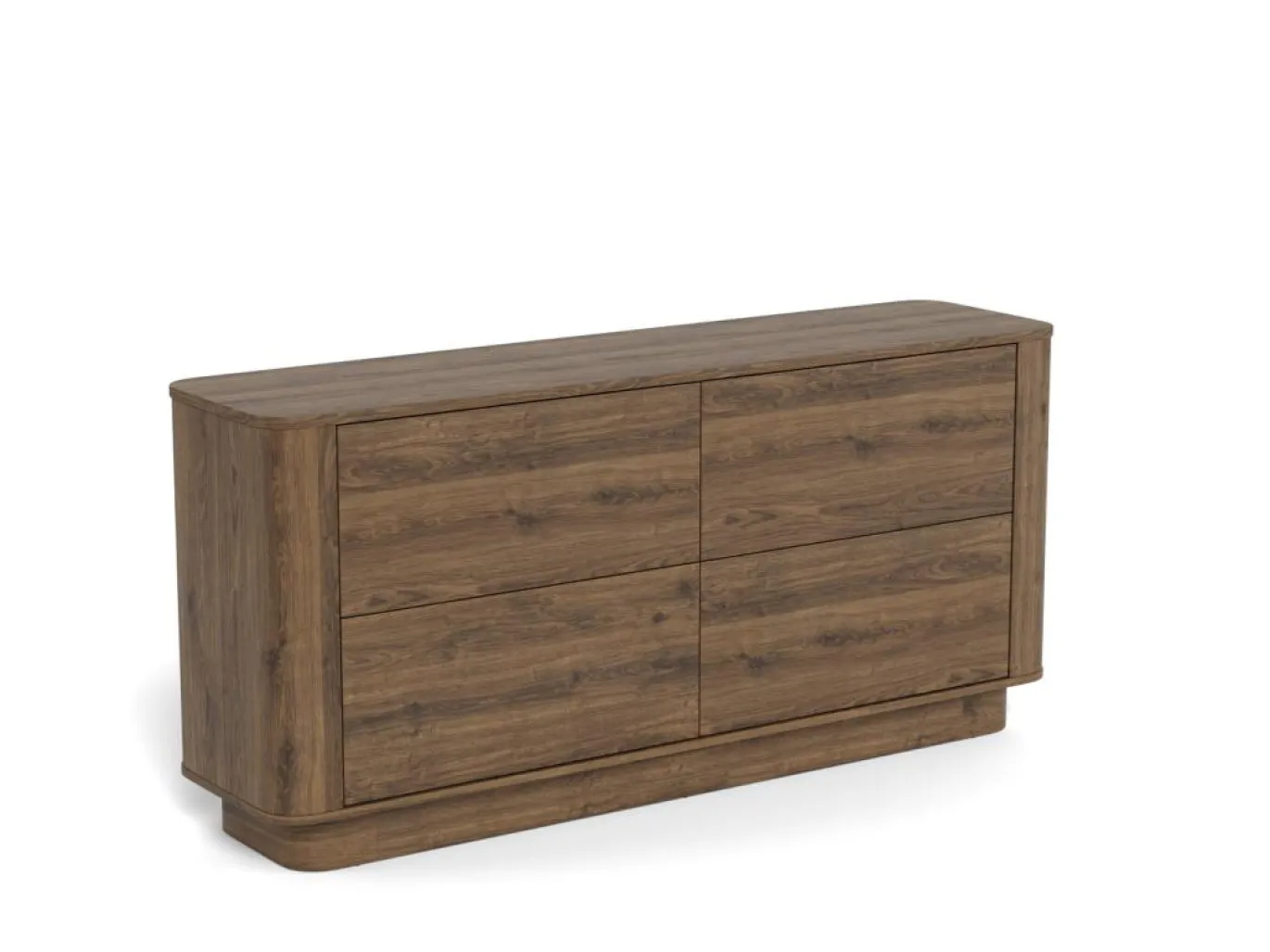 Ladekast Sterling Gerookt Eiken 160cm - Giga Living