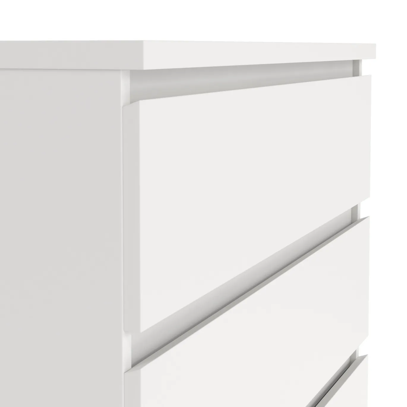 Ladekast Ylva 5 lades Wit - Giga Living