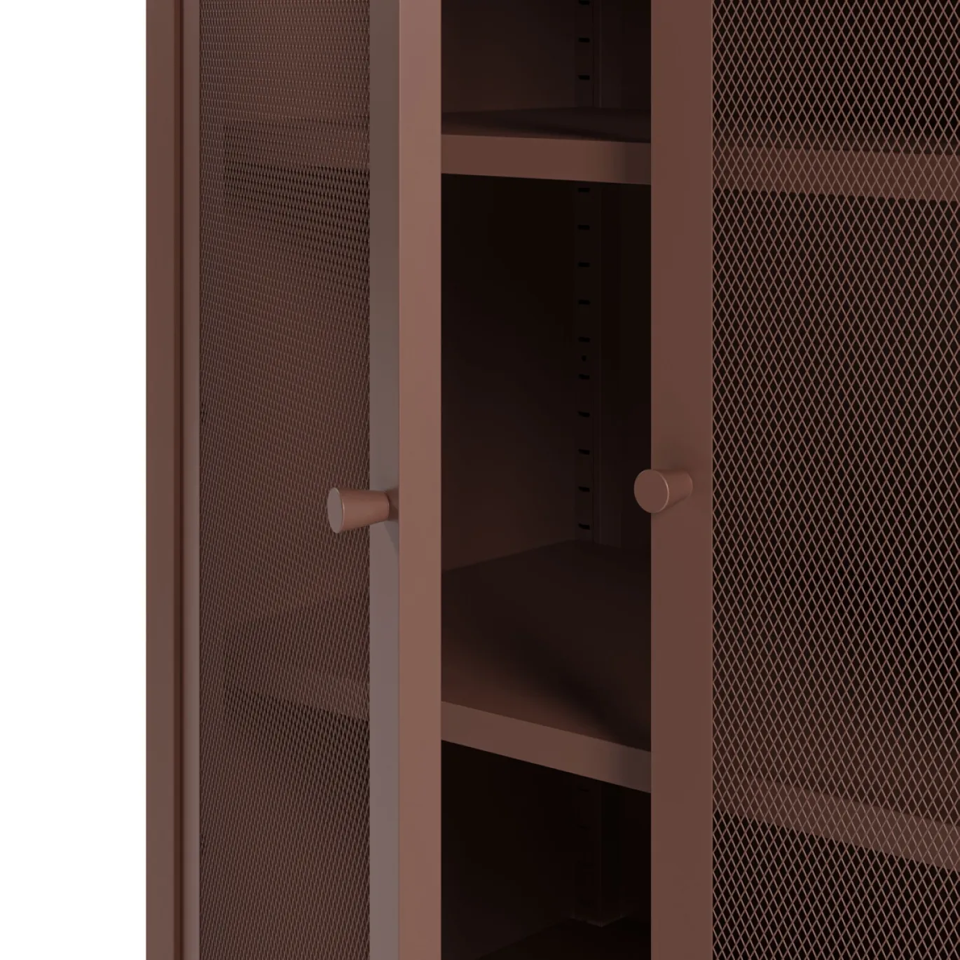 Lage Kast Fayna 2d 70cm Burgundy - Giga Meubel