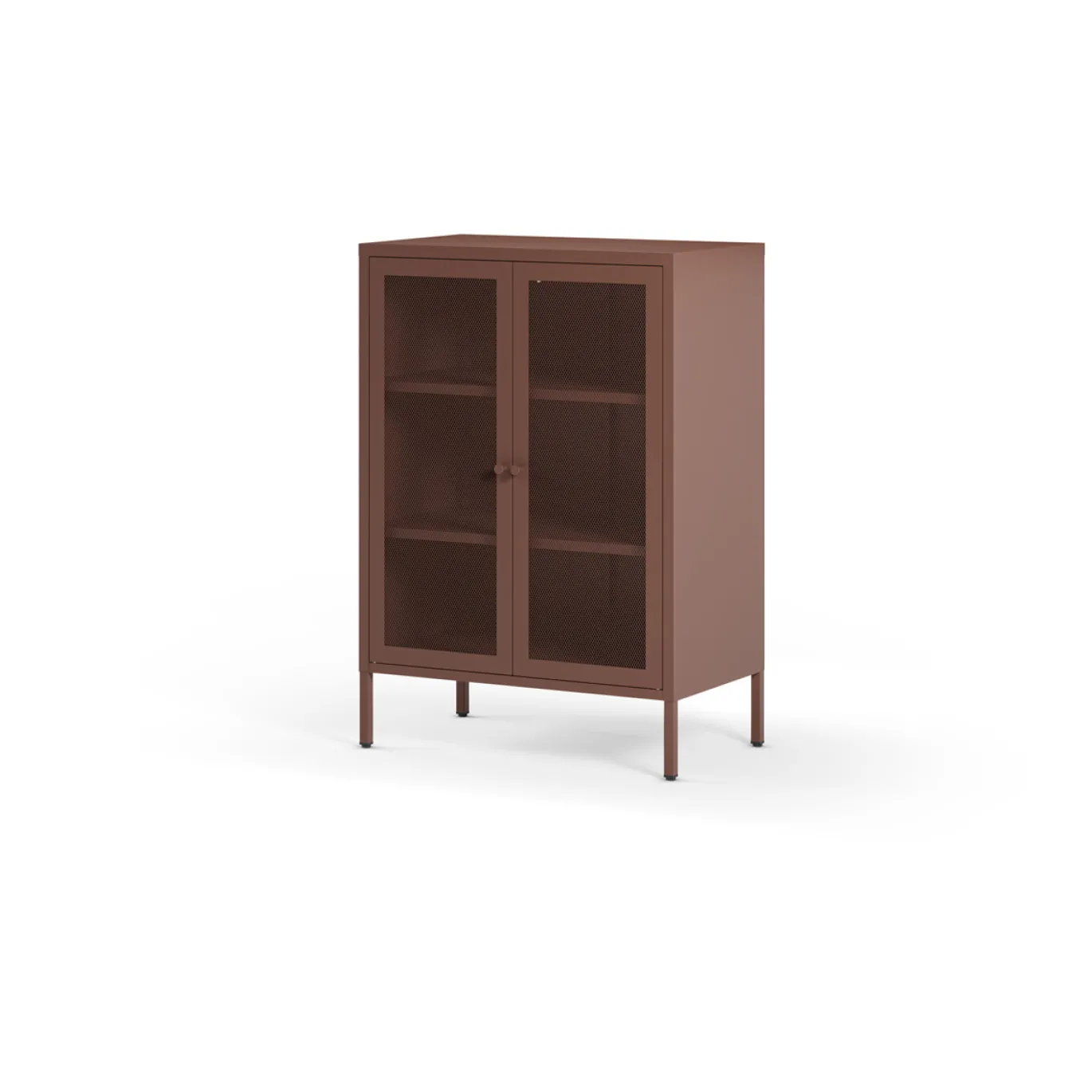 Lage Kast Fayna 2d 70cm Burgundy - Giga Meubel