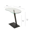 Laptoptafel Fagioli Glas/Zwart Organisch