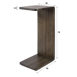 Laptoptafel Maya Massief Teak Walnoot - Giga Meubel