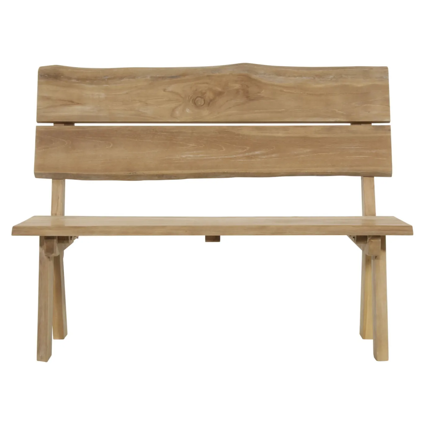 Lesli Living Bank Teak Boomstam 130cm