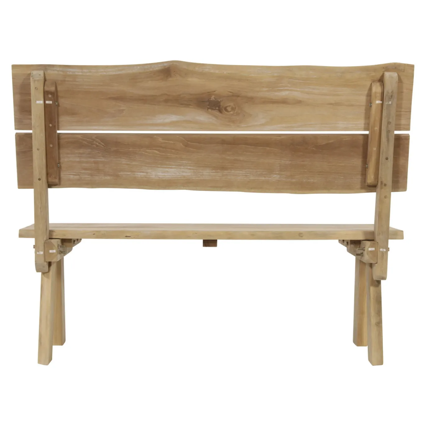 Lesli Living Bank Teak Boomstam 130cm