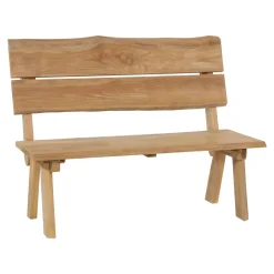 Lesli Living Bank Teak Boomstam 130cm