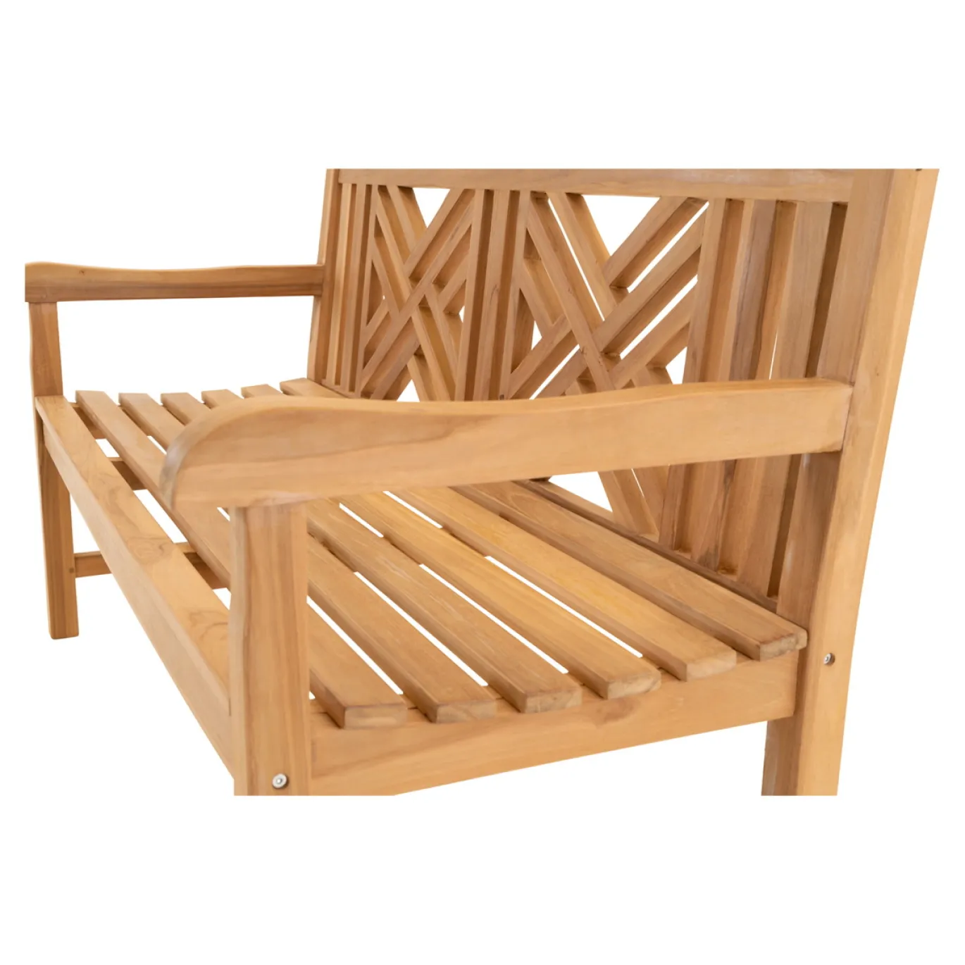 Lesli Living Bank Teak Cross 150cm