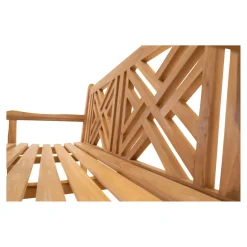 Lesli Living Bank Teak Cross 150cm