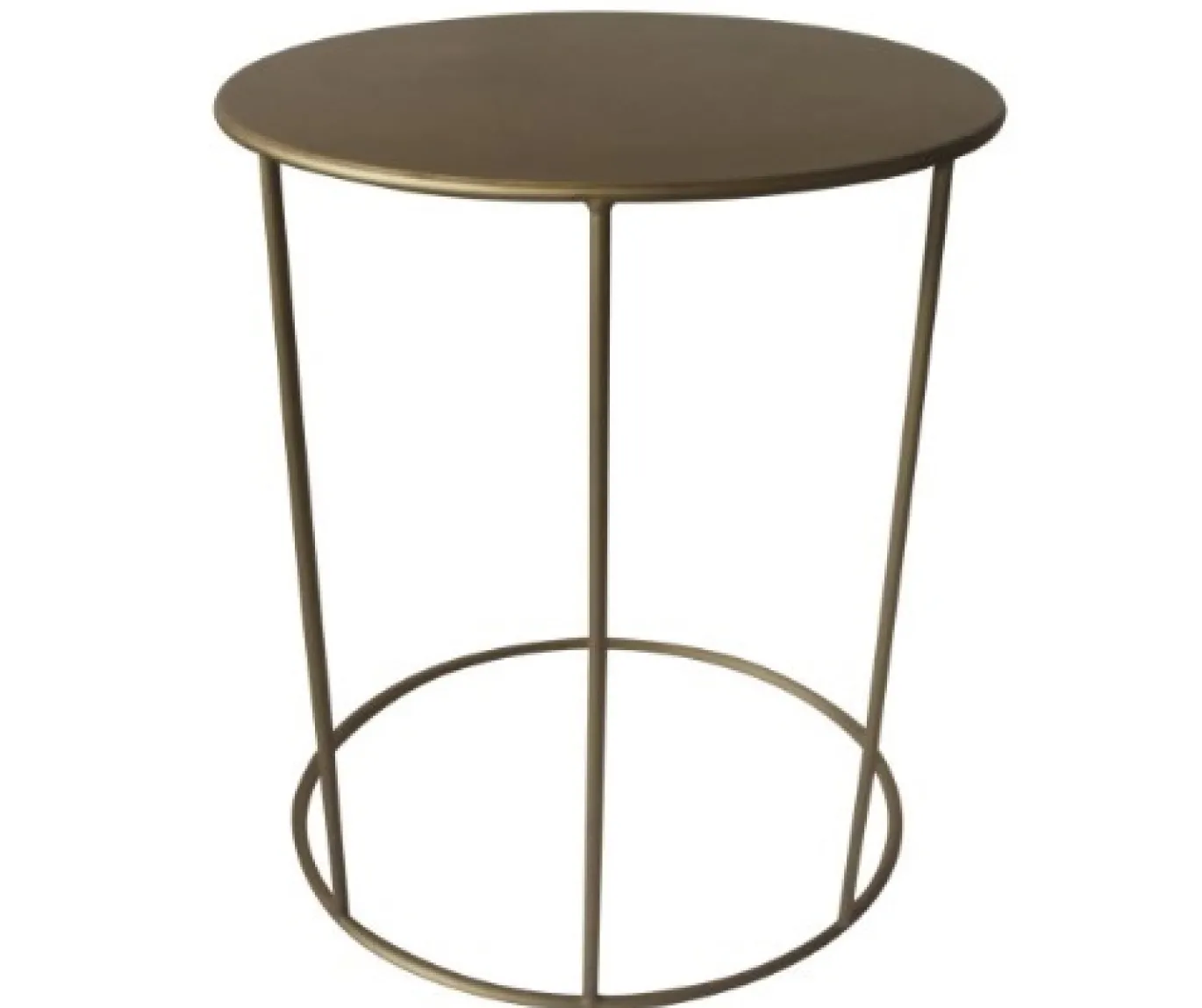 Lesli Living Bijzettafel Emma Goud Ø40x54,5cm
