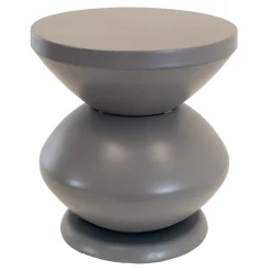 Lesli Living Bijzettafel Louis Staal Grijs Ø35cm