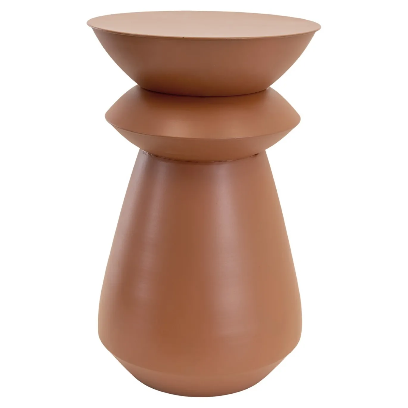 Lesli Living Bijzettafel Louis Staal Oranje Ø30cm