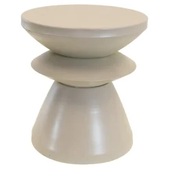 Lesli Living Bijzettafel Louis Staal Lichtgrijs Ø36cm