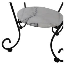 Lesli Living Bijzettafel Marmer Wit Ø25/Ø41cm