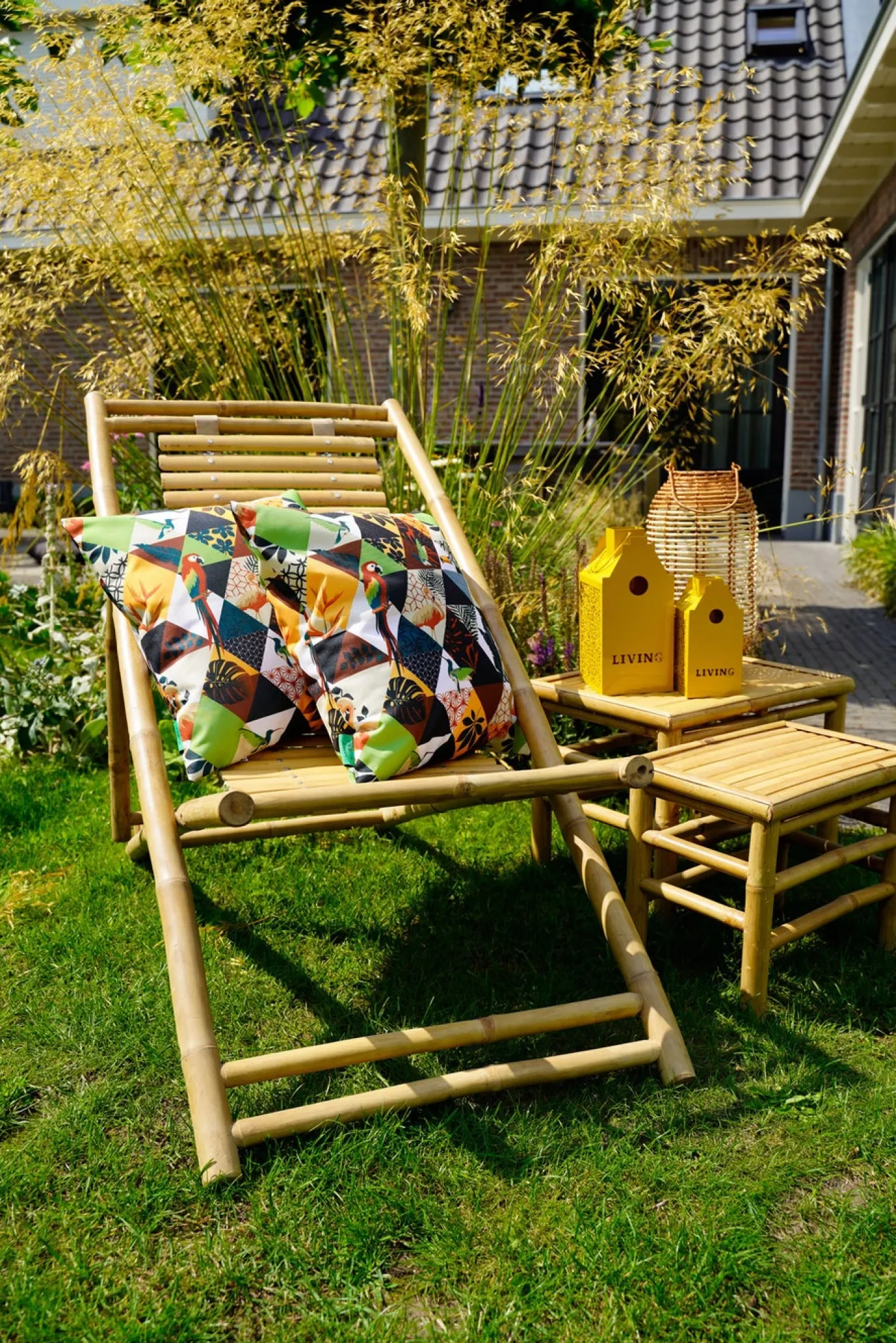 Lesli Living Krukjes Bamboe Set van 3