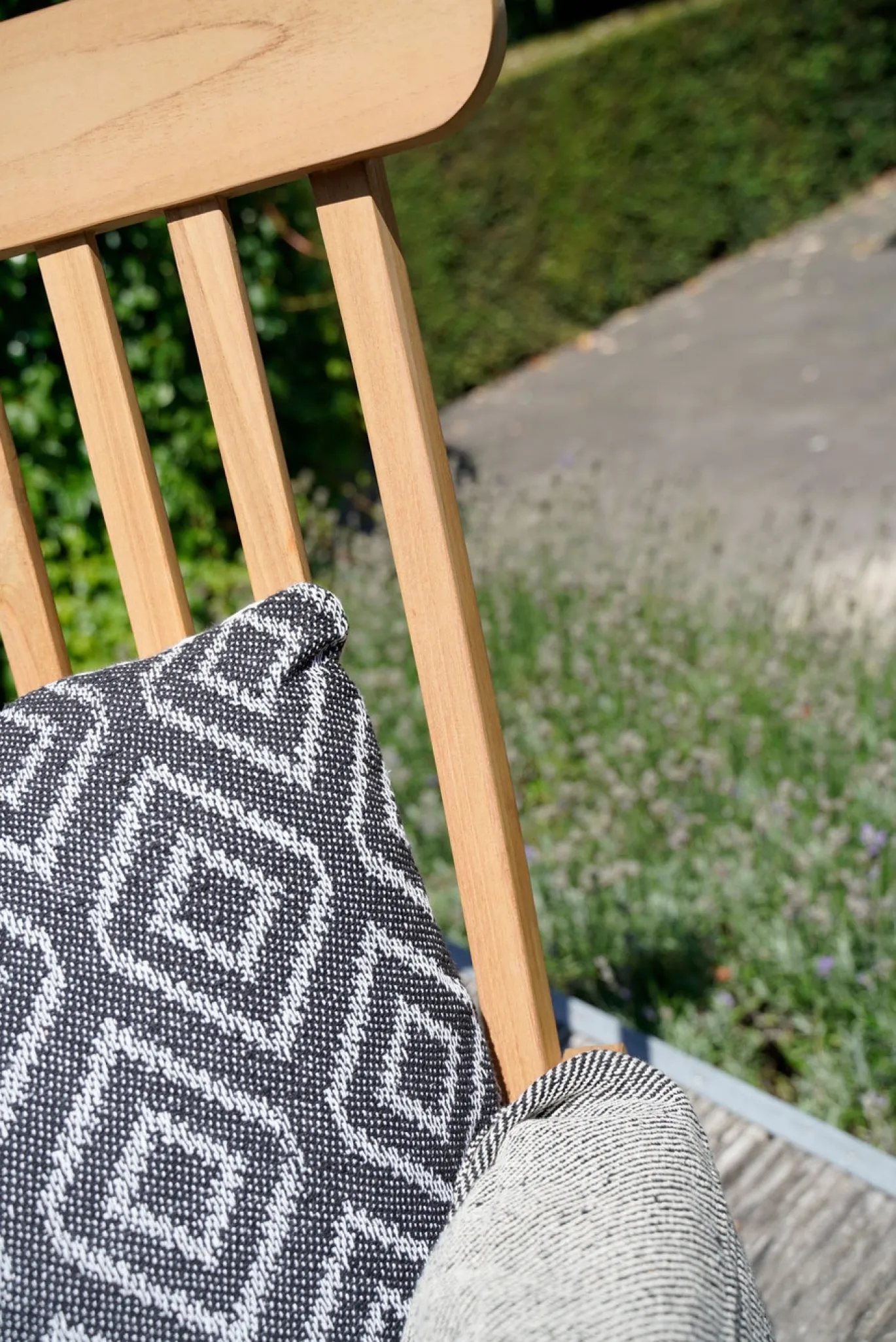 Lesli Living Ligstoel Teak Verstelbaar