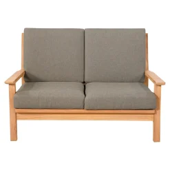 Lesli Living Loungebank Teak 124cm, Incl. Kussen