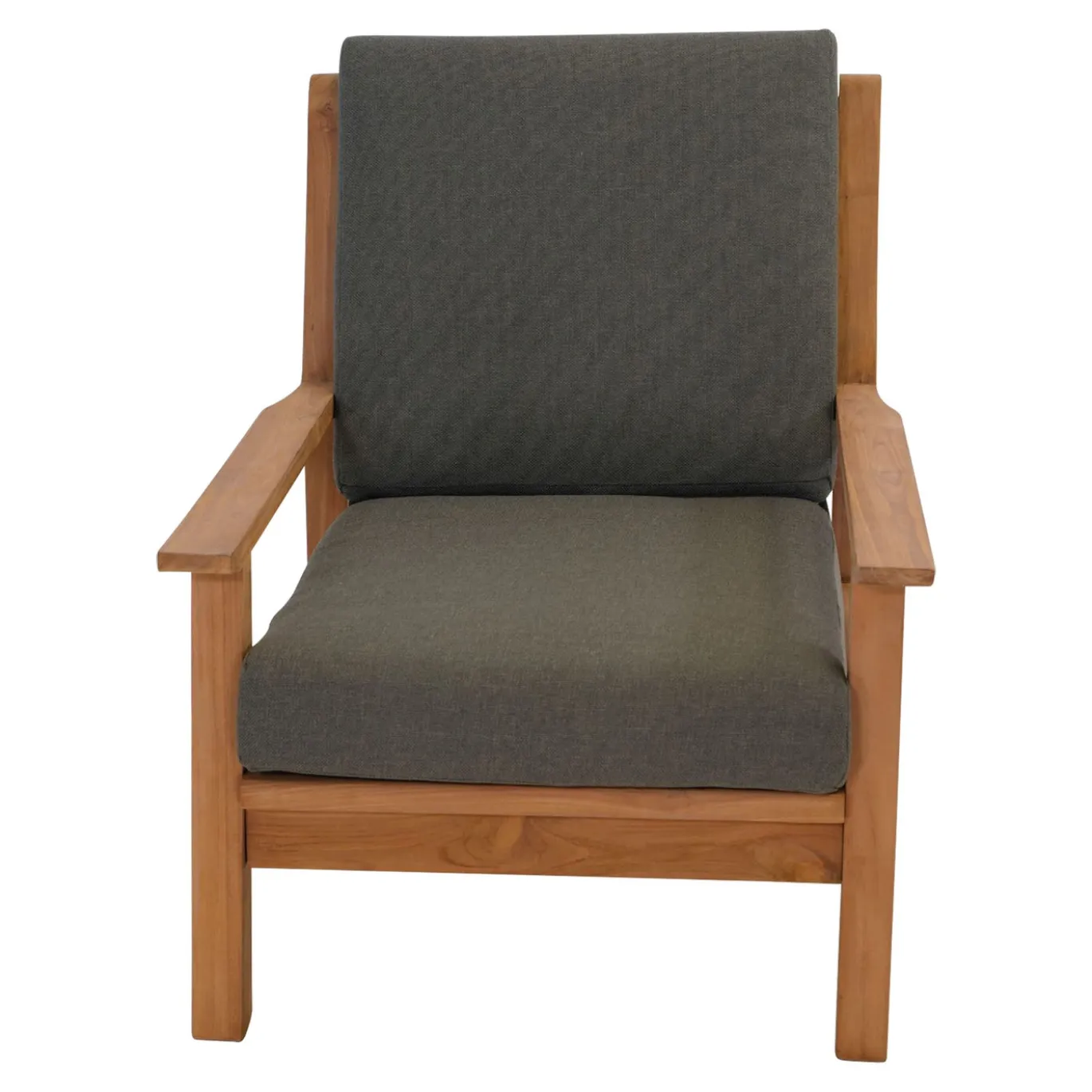 Lesli Living Loungestoel Teak, Incl. Kussen