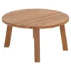 Lesli Living Lounge Table Teak Ø80x40cm