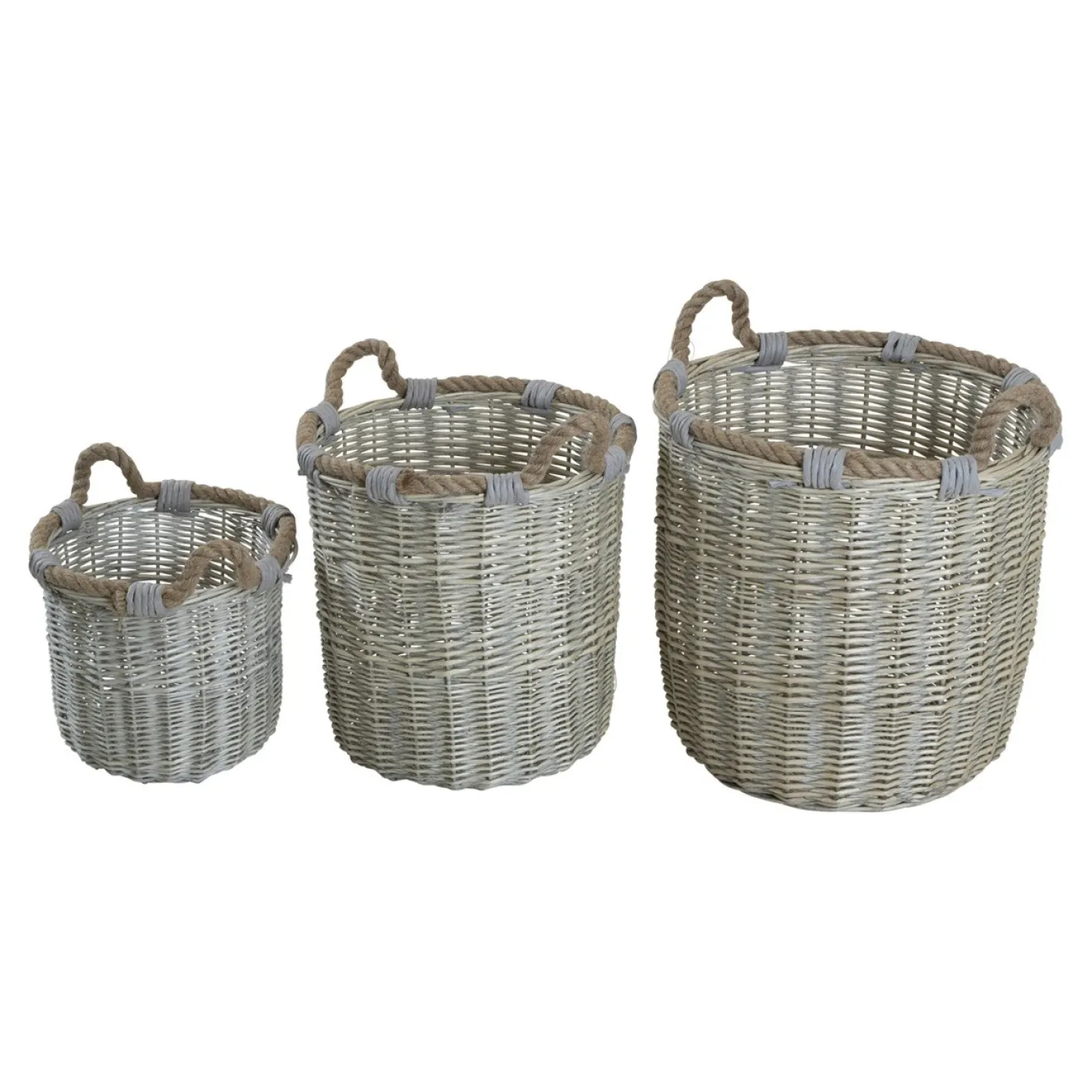Lesli Living Mand Willow Rond Set van 3