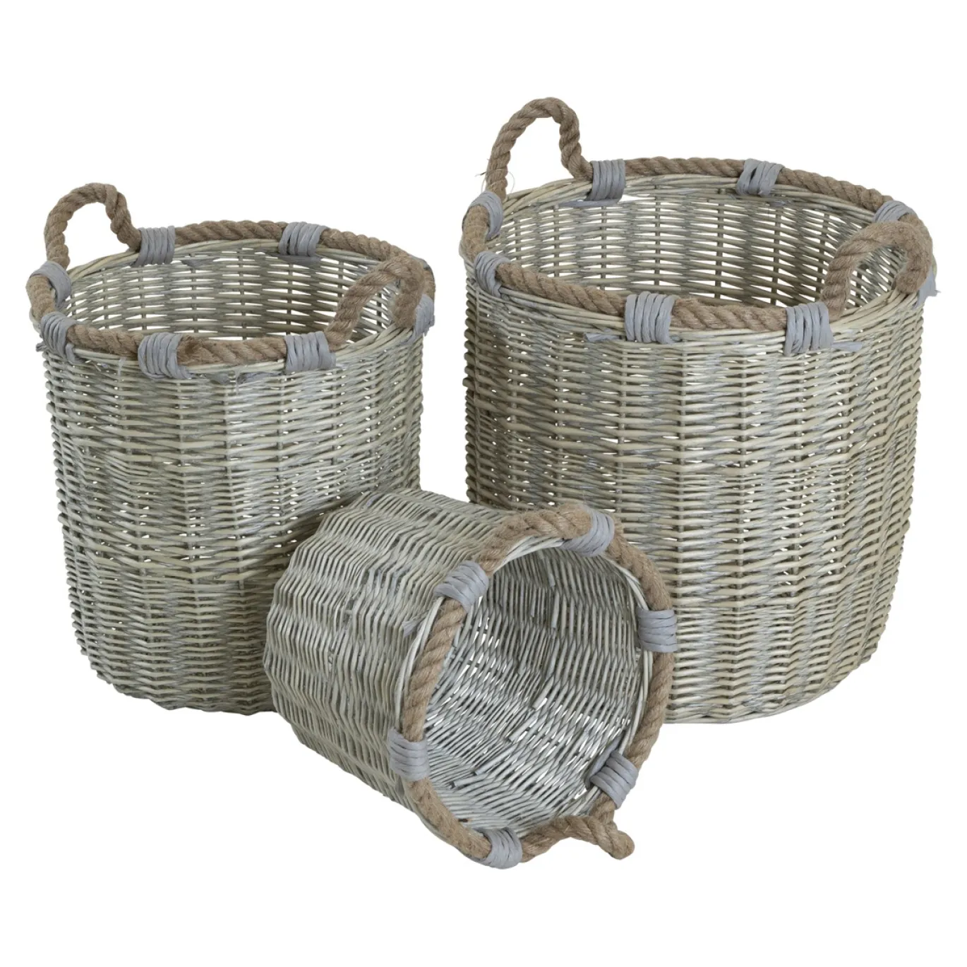 Lesli Living Mand Willow Rond Set van 3