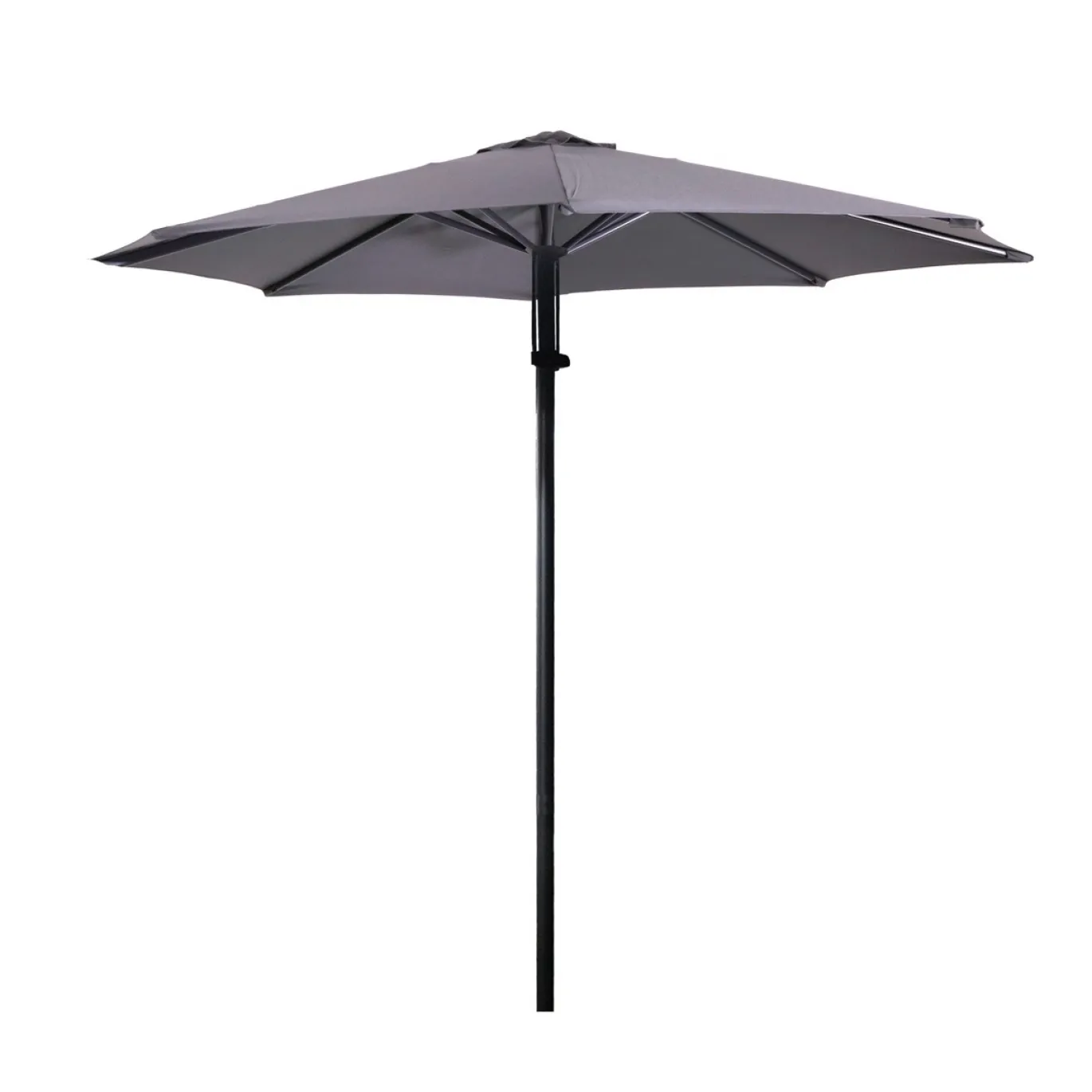 Lesli Living Push-up Parasol Libra Grijs Ø300cm