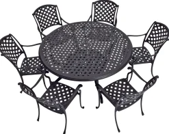 Lesli Living Ronde Tuintafel Big Ben Gietaluminium Ø147cm