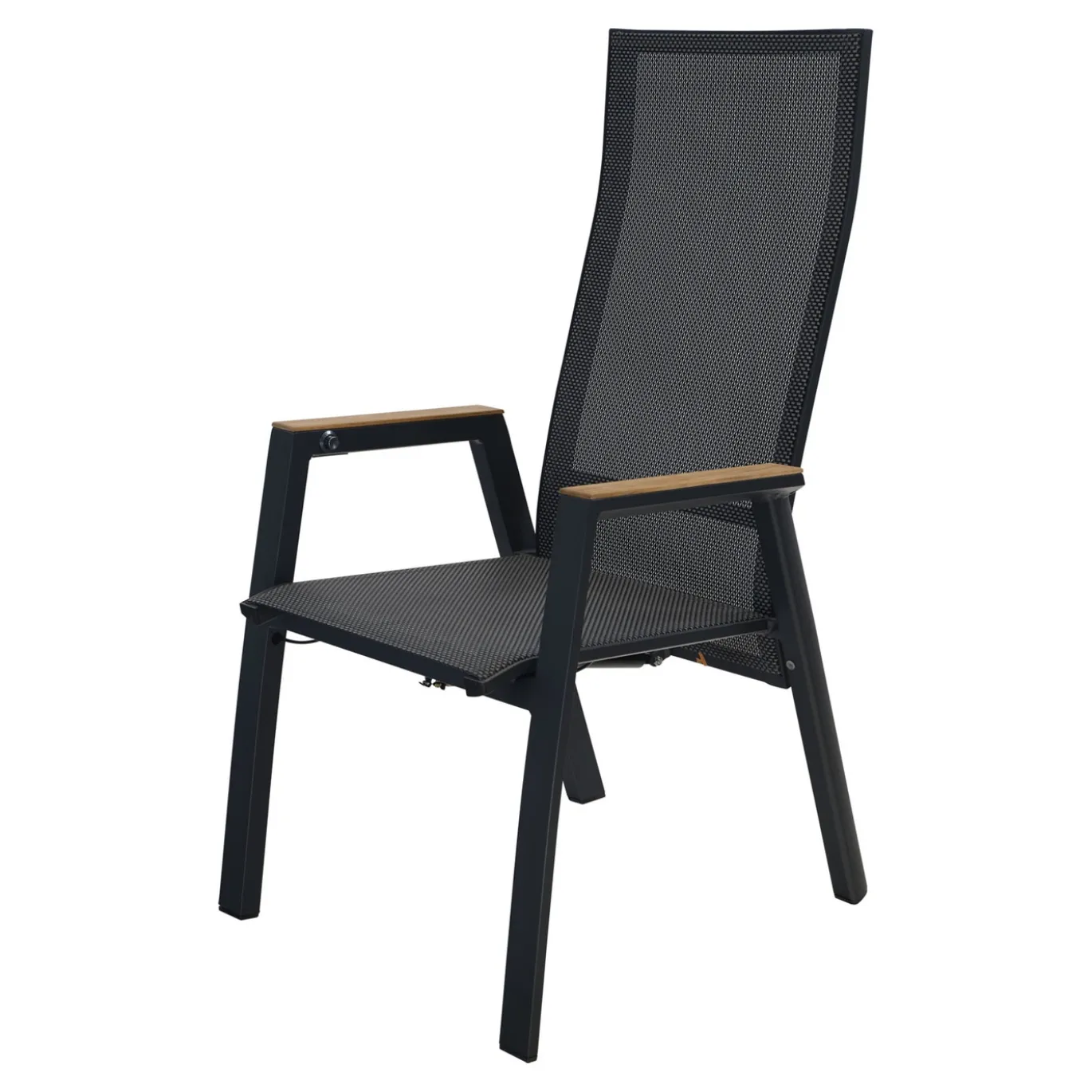 Lesli Living Standenstoel Amir Teak Zwart