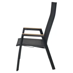 Lesli Living Standenstoel Amir Teak Zwart
