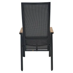 Lesli Living Standenstoel Amir Teak Zwart