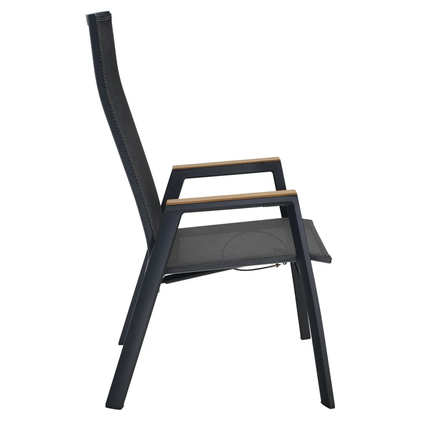 Lesli Living Standenstoel Amir Teak Zwart