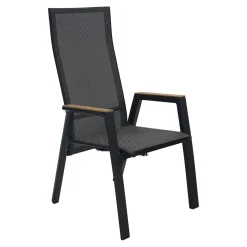 Lesli Living Standenstoel Amir Teak Zwart