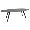 Lesli Living Tafel Mojito Ceramic Negro Ovaal 240x110cm