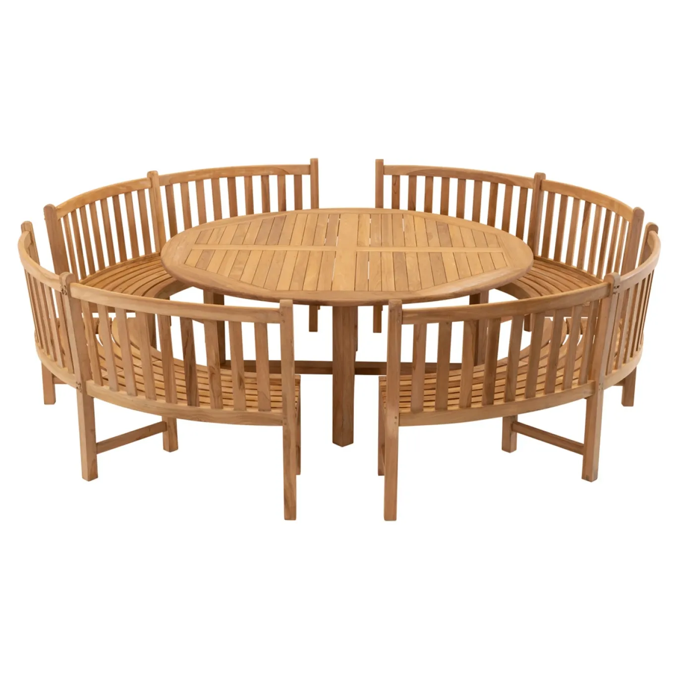 Lesli Living Tafel Teak Ø180x75cm