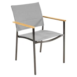 Lesli Living Tuinstoel Stapelbaar Marmaris Rvs Taupe