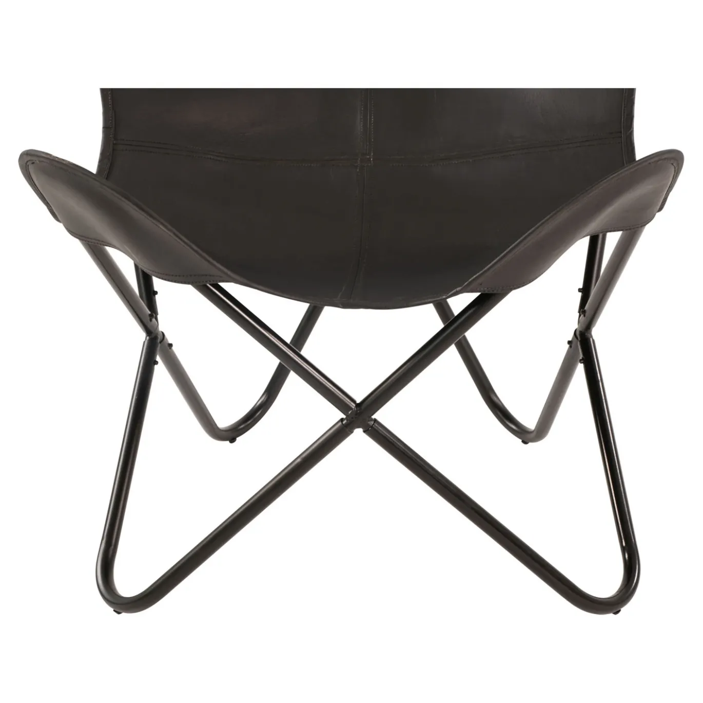 Lesli Living Vlinderstoel Buffalo, Zwart