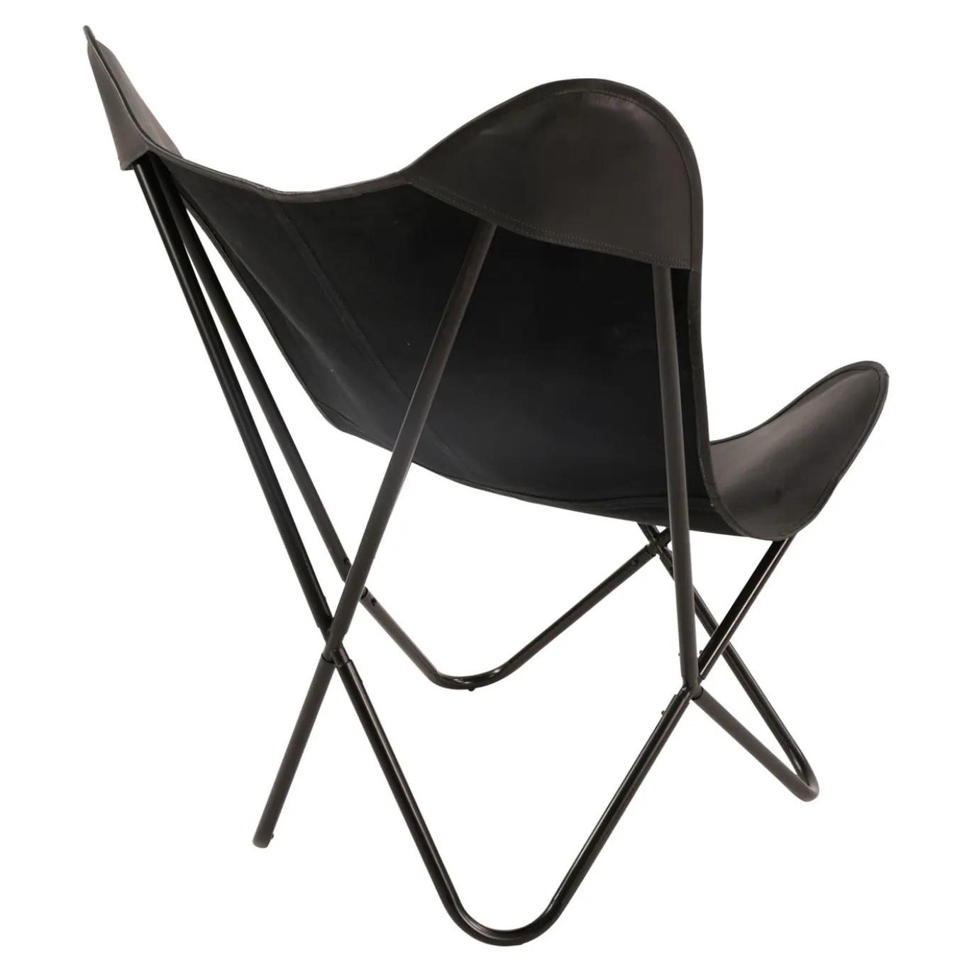 Lesli Living Vlinderstoel Buffalo, Zwart