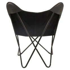 Lesli Living Vlinderstoel Buffalo, Zwart