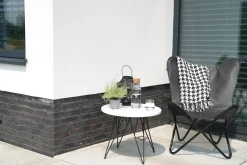 Lesli Living Vlinderstoel Buffalo, Zwart
