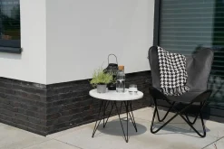 Lesli Living Vlinderstoel Buffalo, Zwart