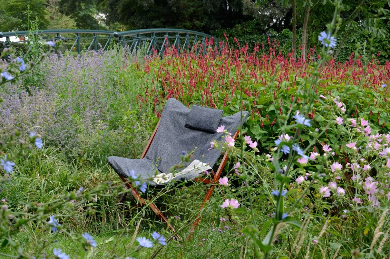 Lesli Living Vlinderstoel, Grijs Gemeleerd