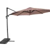 Lesli Living Zweefparasol Libra Taupe Ø3Mtr
