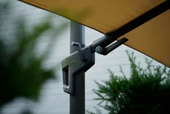 Lesli Living Zweefparasol Virgoflex Ecru 3x3Mtr